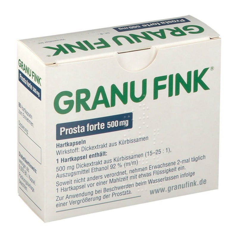 حميل الصورة في عارض المعرض ، جرانو فينك بروستافورت 500 ملج 80 كبسولة - GRANU FINK Prosta forte 500 mg 80 Caps - GermanVit - Saudi arabia
