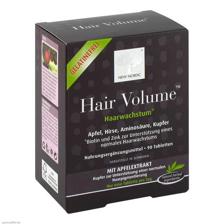 حميل الصورة في عارض المعرض ، هير فوليوم للشعر 90 كبسولة - NEW NORDIC Hair Volume 90 Caps - GermanVit - Saudi arabia
