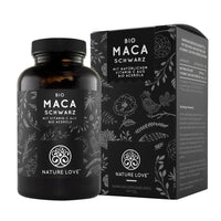 الماكا السوداء العضوية 3000 ملج 180 كبسولة - NATURE LOVE Bio Organic Black MACA 3000 mg 180 Caps - GermanVit - Saudi arabia